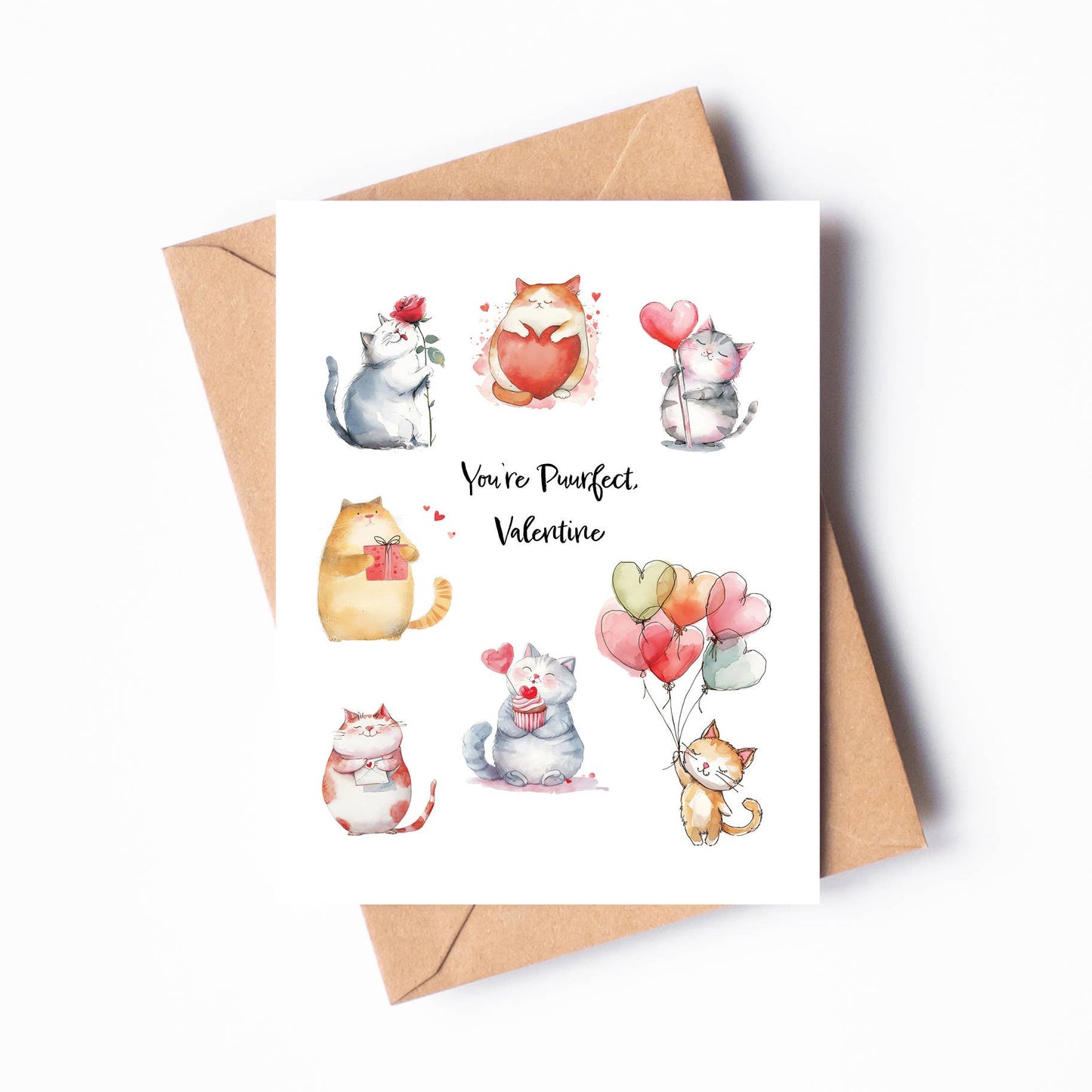 Puurfect Cat Valentine's Day