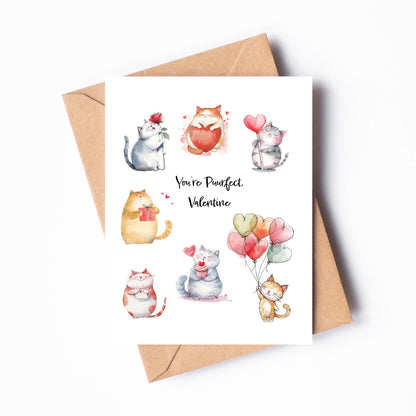 Puurfect Cat Valentine's Day