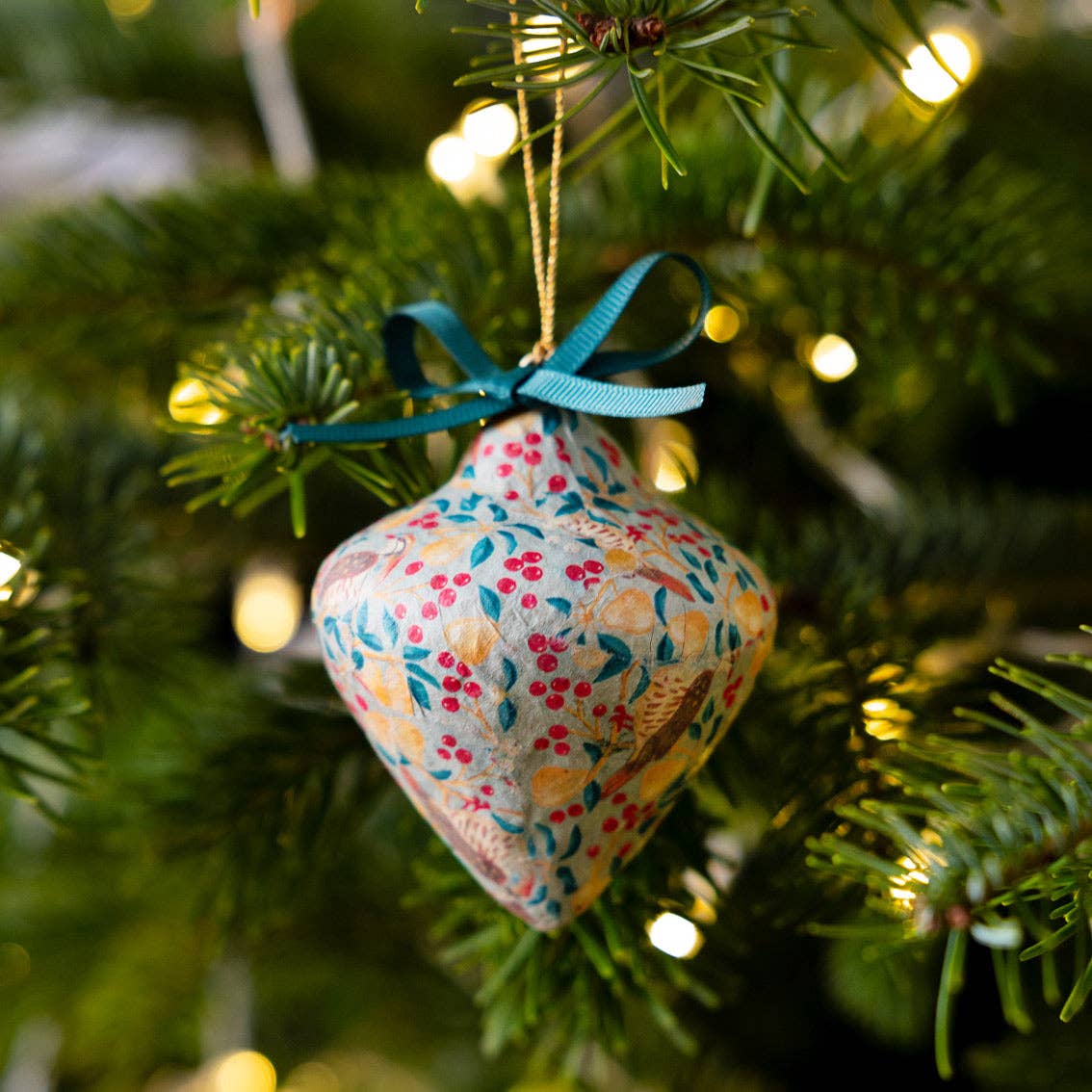 Vintage Handmade Partridge Christmas Decorations, 4 Styles