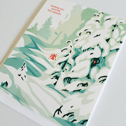 Wishing You Serenity Holiday Card