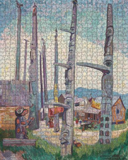 Emily Carr: Totem Poles Puzzle - 1000pc