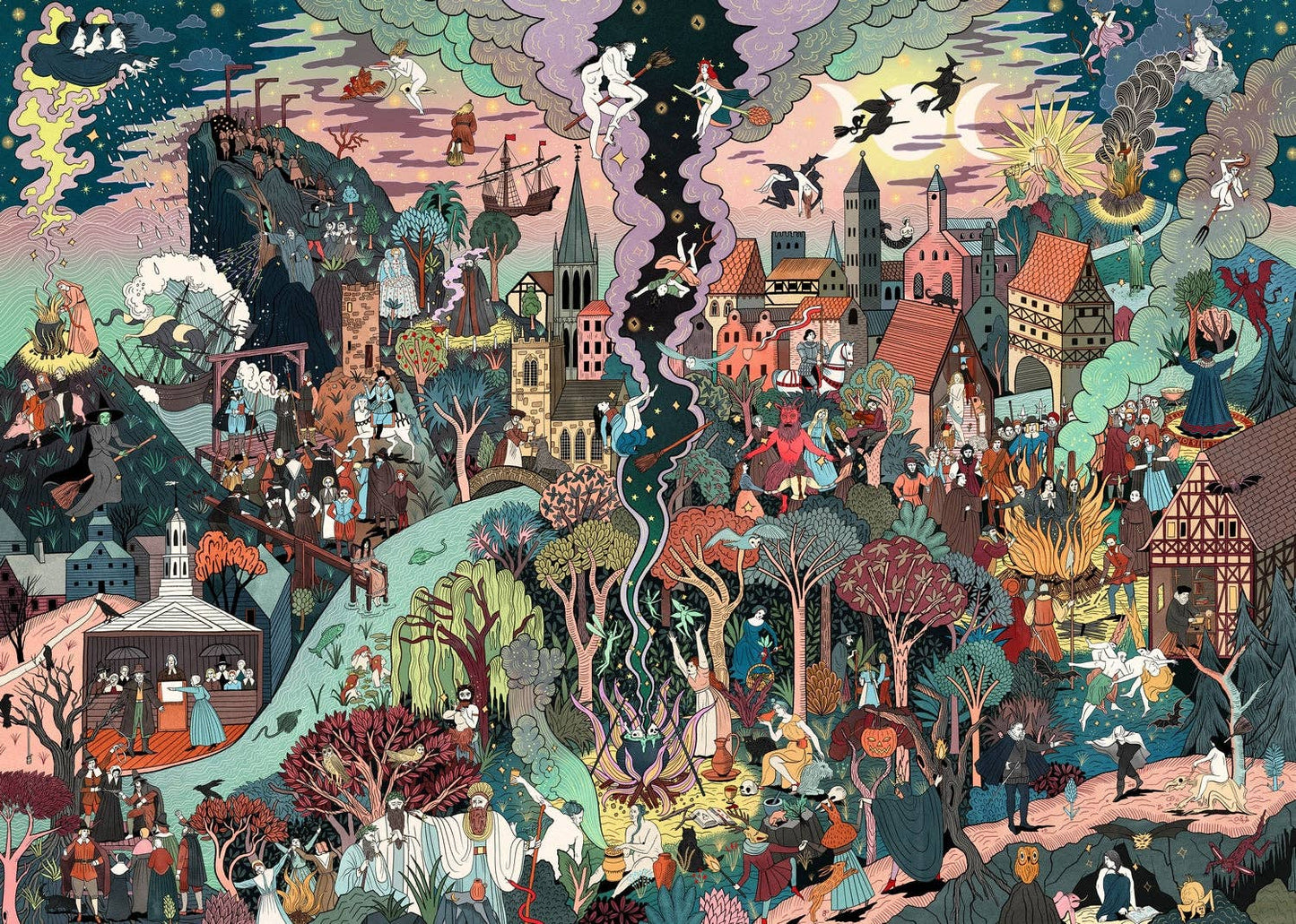 The World of Witches: A Cultural History of Witchcraft 1000 Piece Puzzle