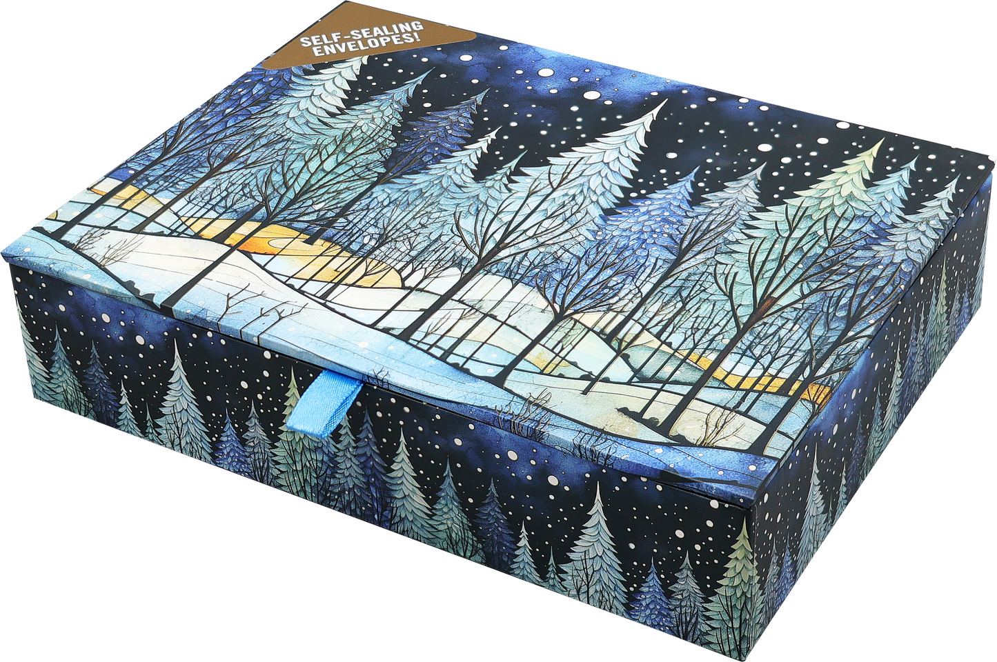 Winter Nightfall Deluxe Boxed Holiday Cards