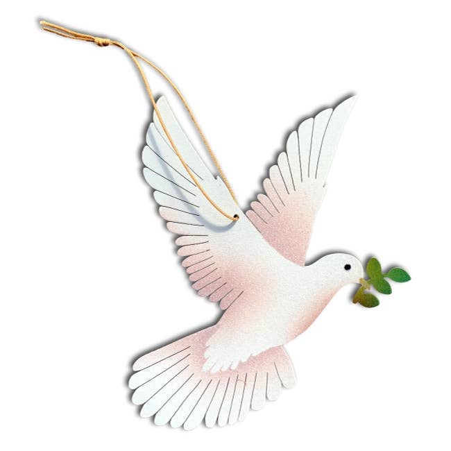 Peace Dove Ornament + Notecard