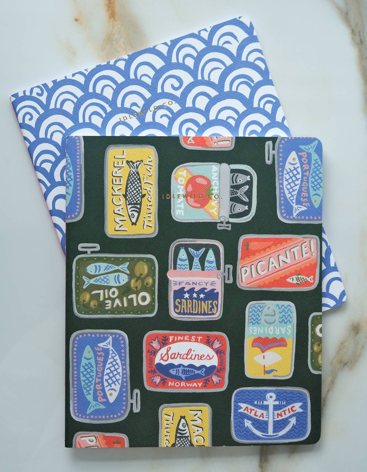 Tinned Fish Notebook Duo