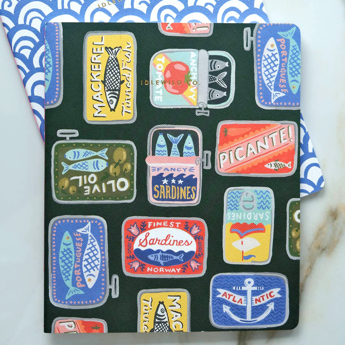 Tinned Fish Notebook Duo