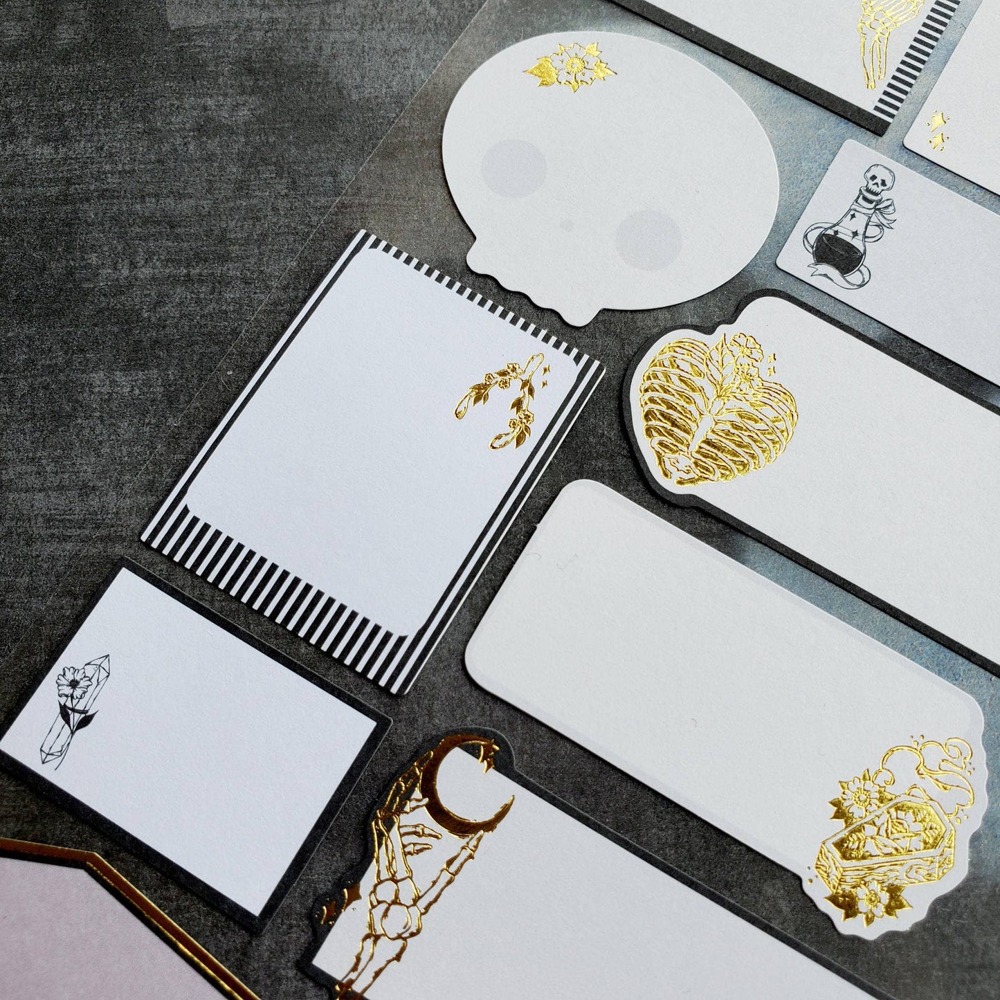 Beauty & the Bones Labels Sticker Sheet