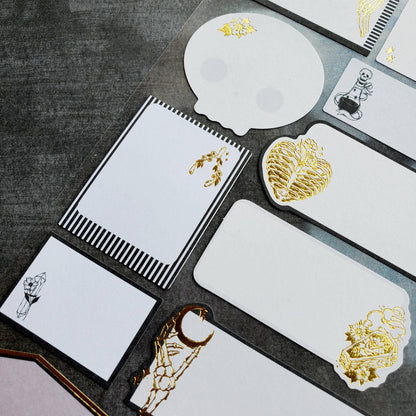 Beauty & the Bones Labels Sticker Sheet