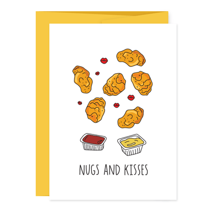 Nugs and Kisses Love Card