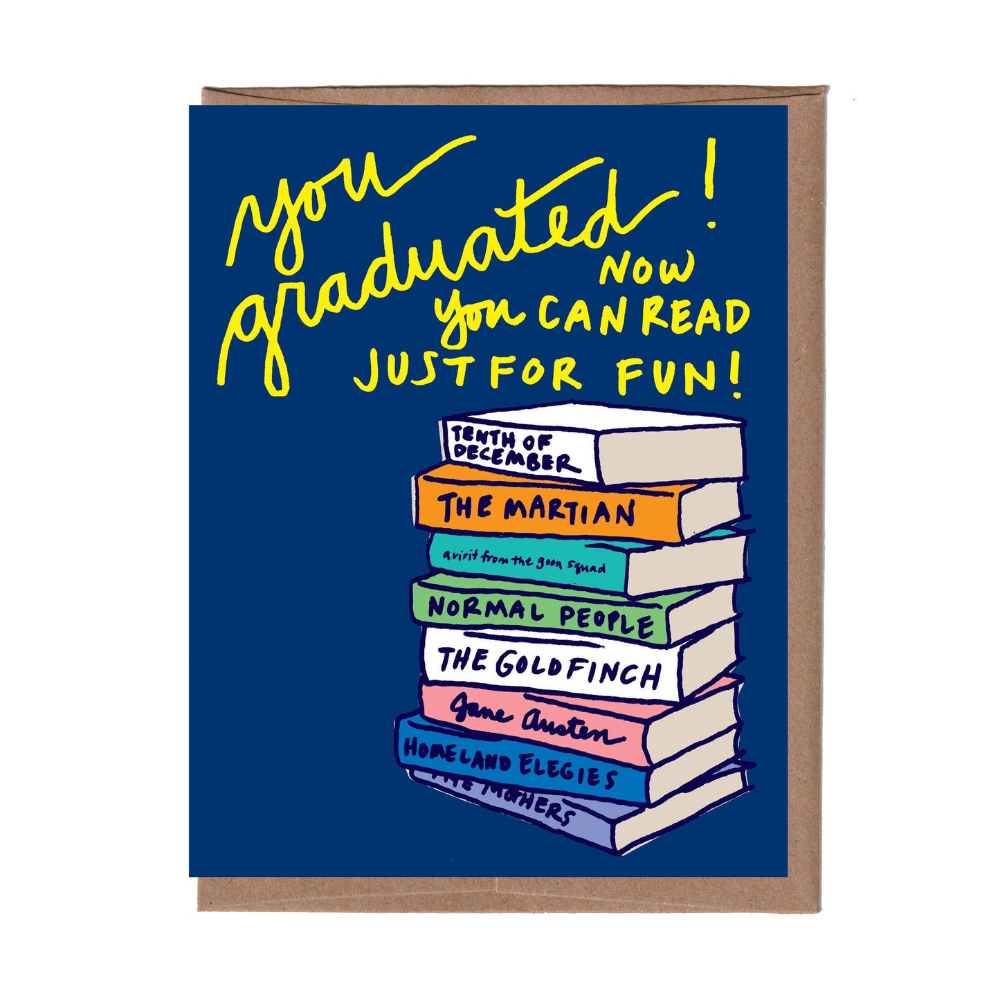 Books for Fun Graduation Card