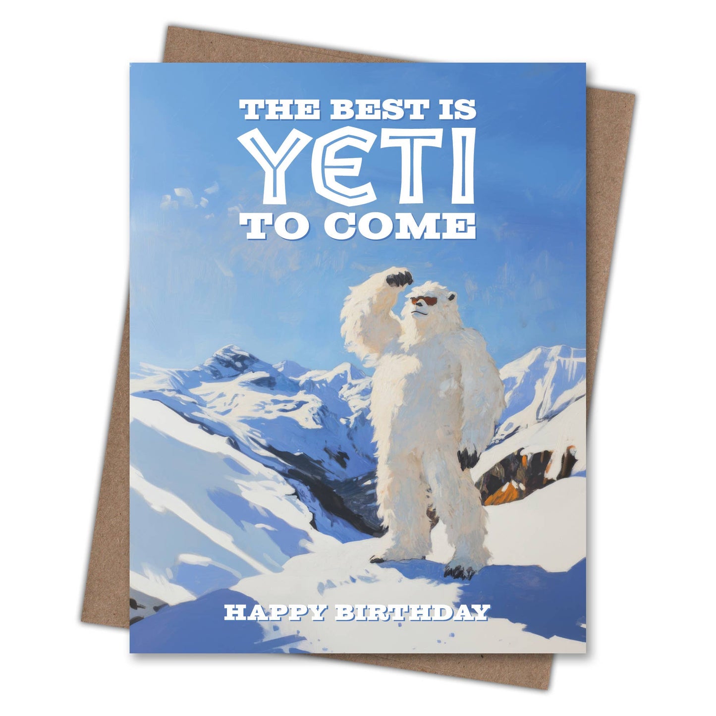 Best Yeti Birthday Card