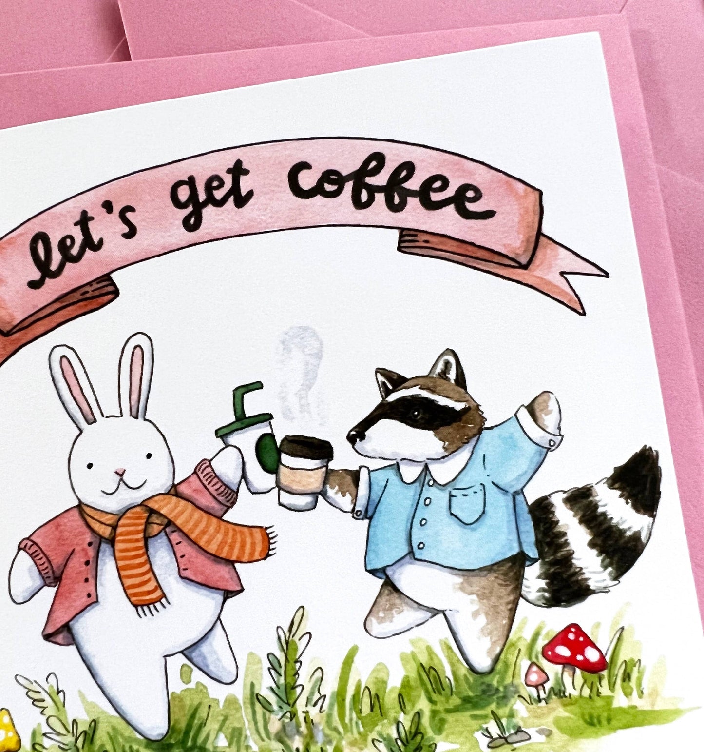 Let's Get Coffee & Talk Shit Friendship Card