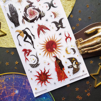 Cosmic Solstice Sticker Sheet