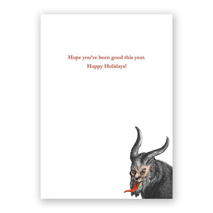Krampus Holiday Card