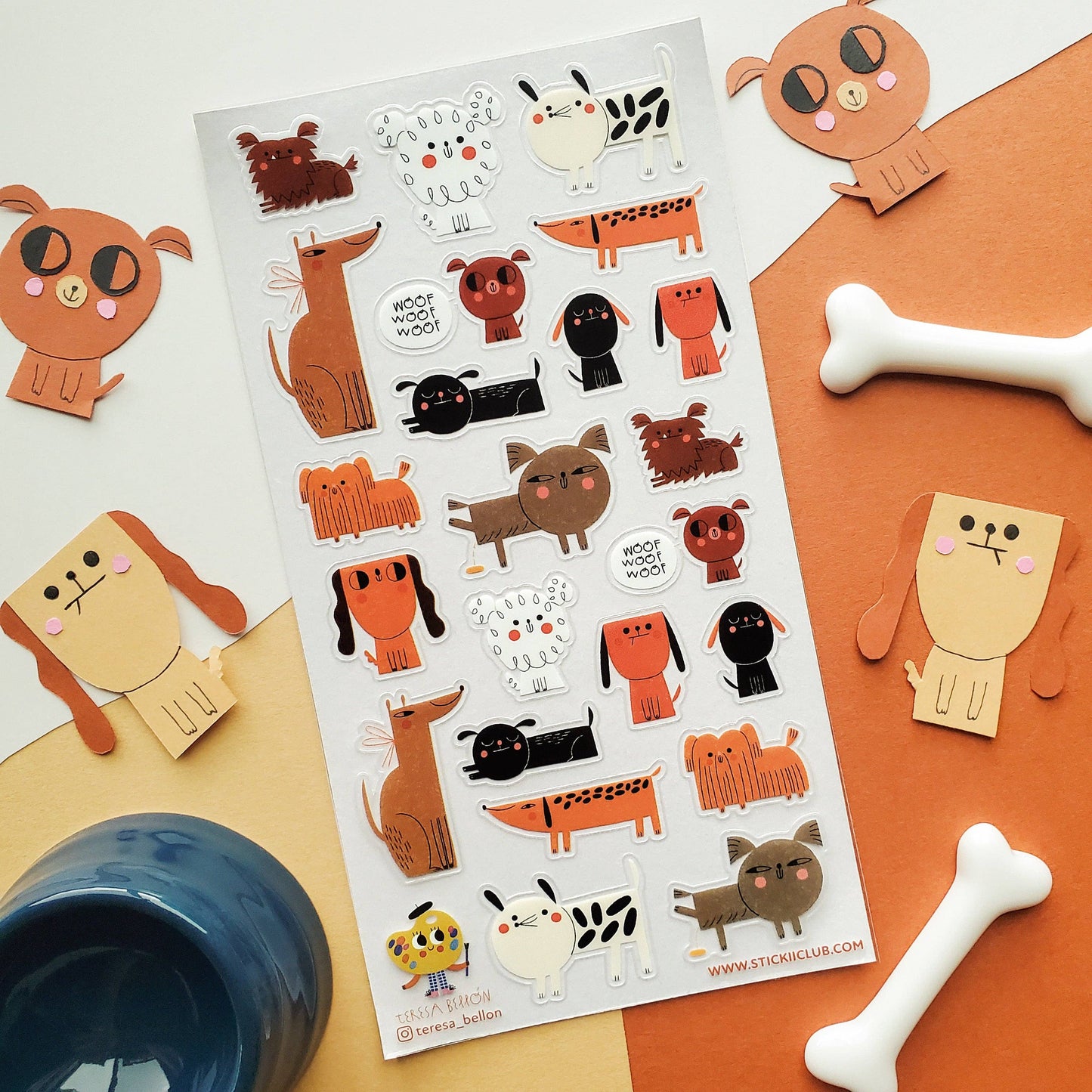 Pawfect Pups Sticker Sheet