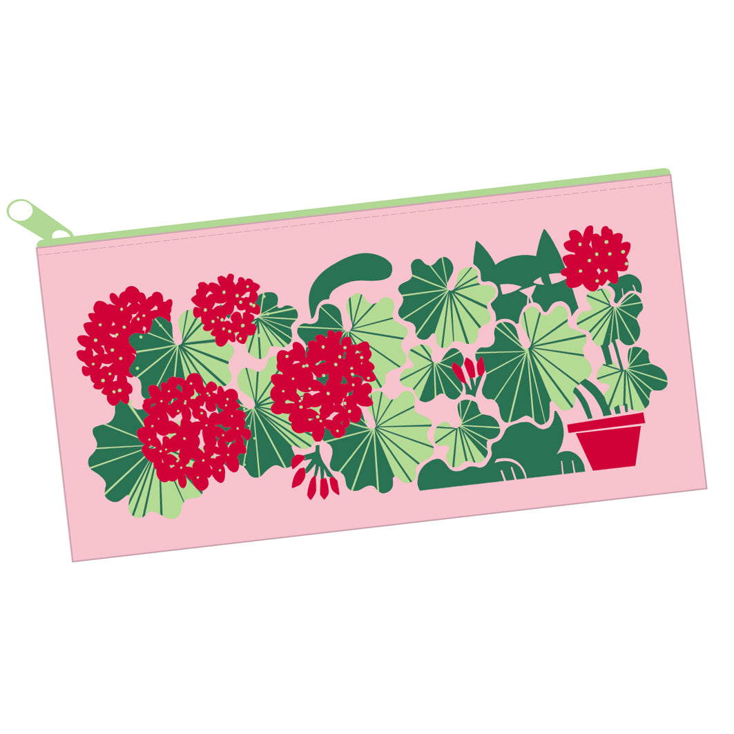 Houseplant & Cat Canvas Pencil Pouch