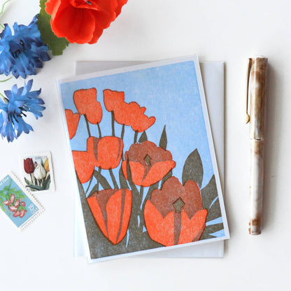 Spring Tulips Card