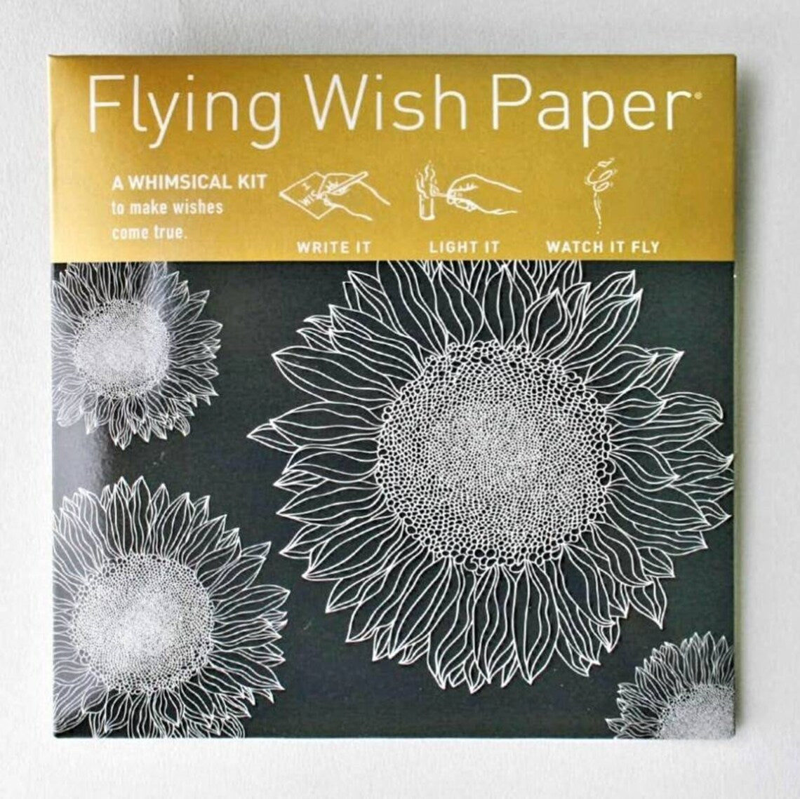 Sunflower Flying Wish Paper Kit