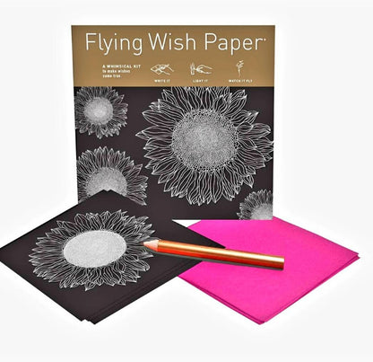 Sunflower Flying Wish Paper Kit