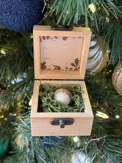 Handmade Needle Felted Wool Acorn