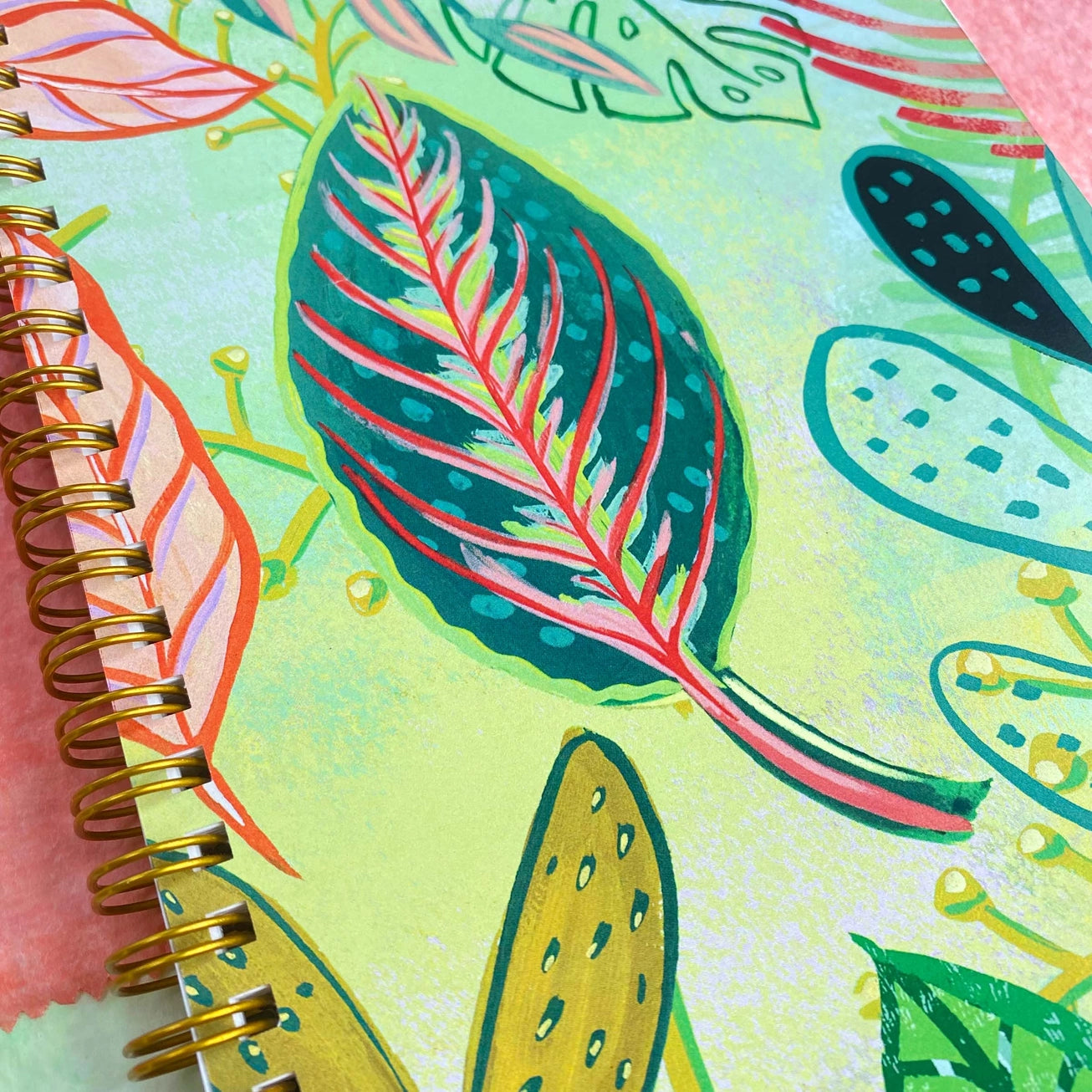 Wild Plants Spiral-Bound Notebook