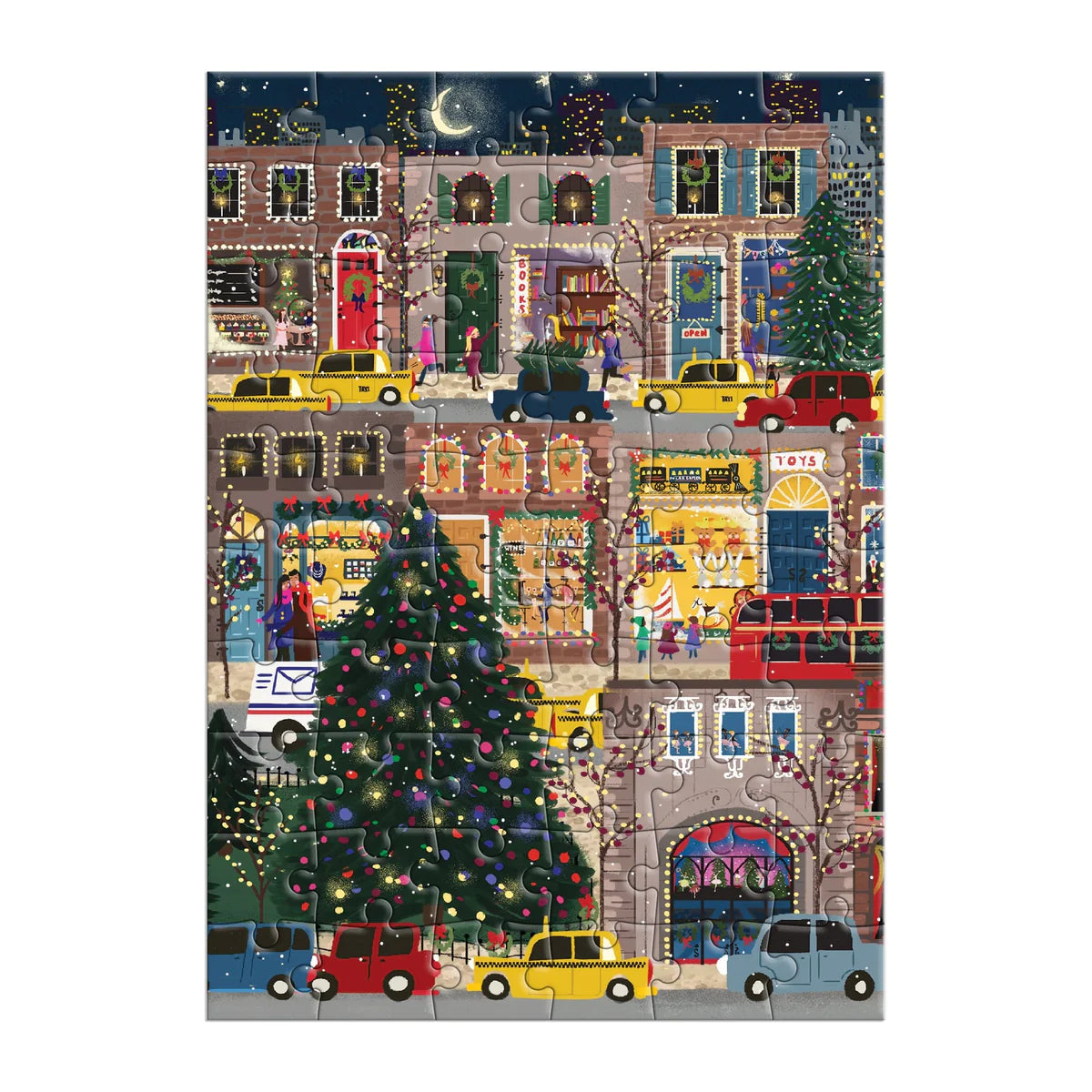 Winter Lights Greeting Card Puzzle - 60pc