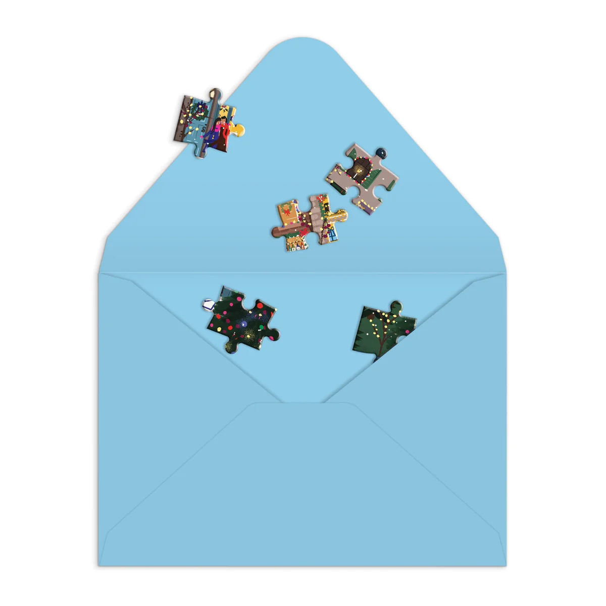 Winter Lights Greeting Card Puzzle - 60pc