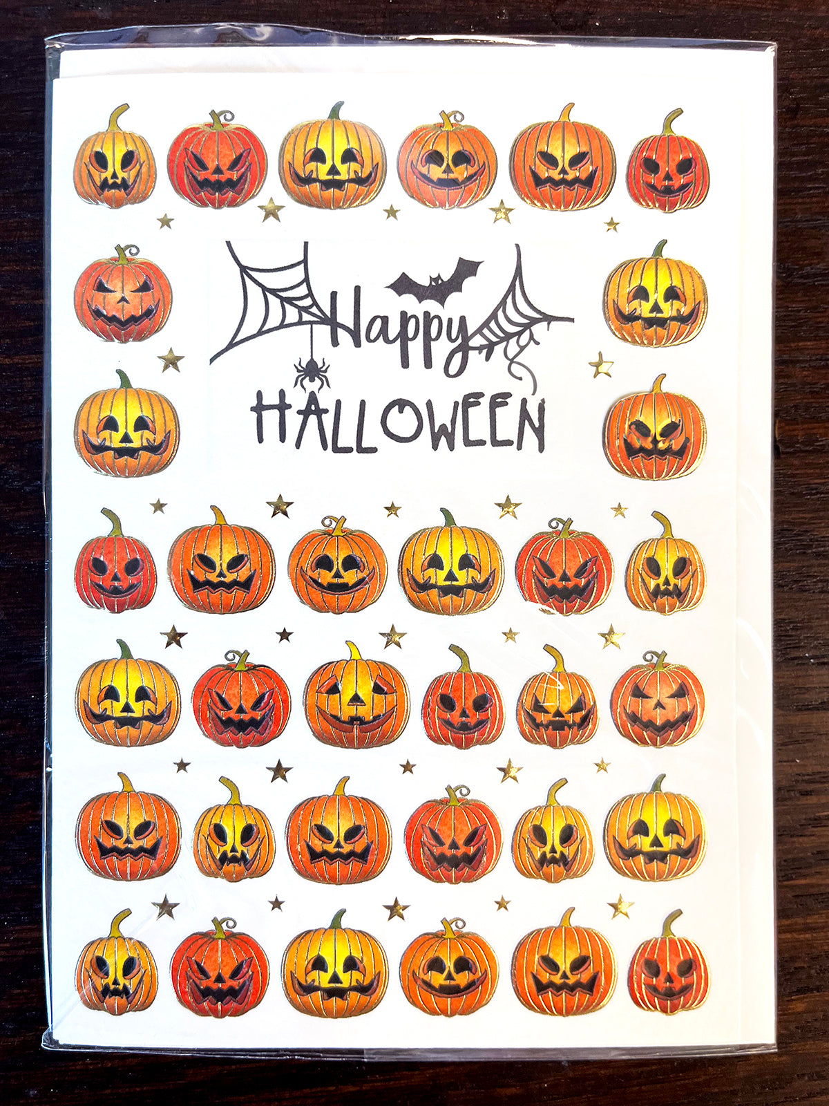 Spooky Pumpkins Halloween Card