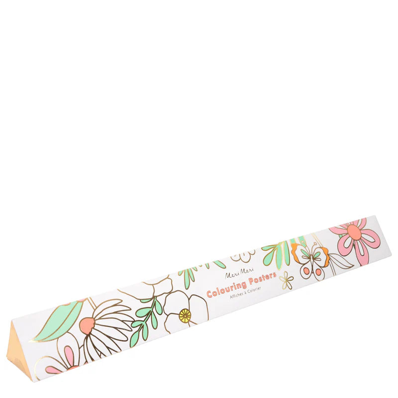 Butterfly Gold Foil Coloring Posters