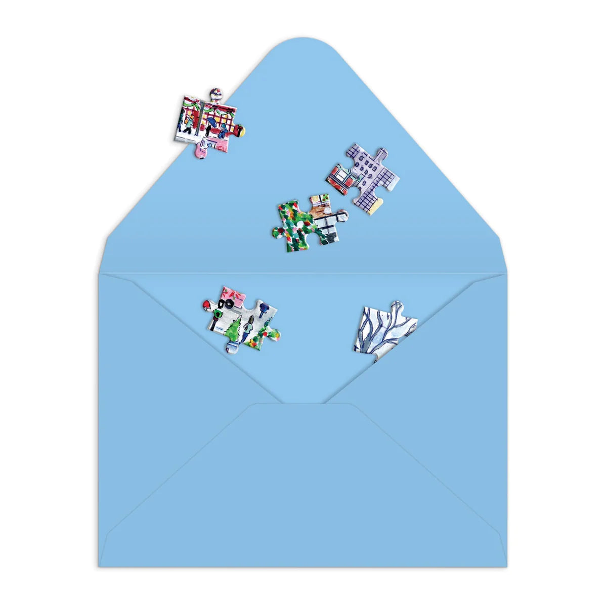 Michael Storrings Christmas in the City Greeting Card Puzzle - 60pc