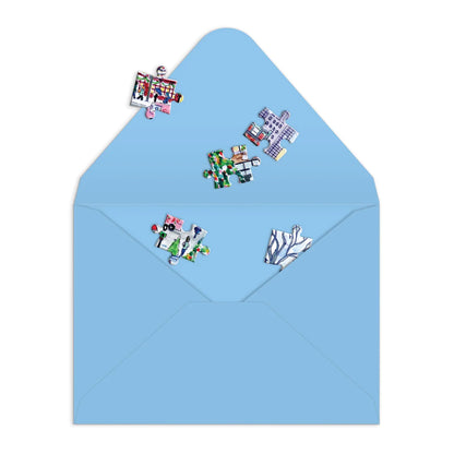 Michael Storrings Christmas in the City Greeting Card Puzzle - 60pc