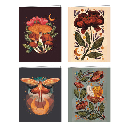 Moonlight Flora Assorted Notecards