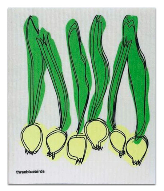 Spring Onion Swedish Dishcloth