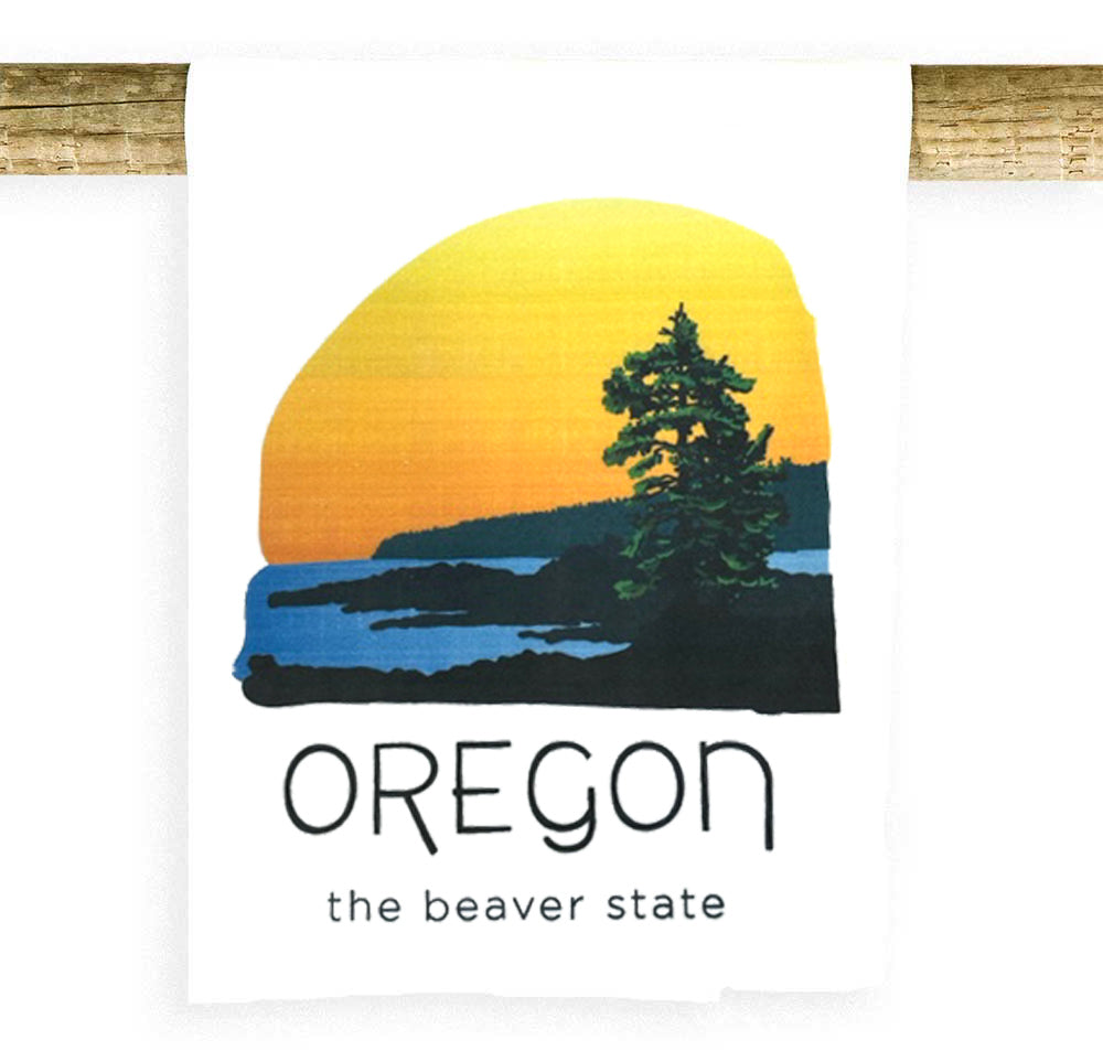 Oregon Sunset Towel