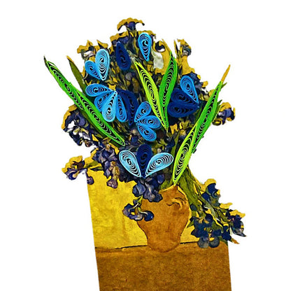 Van Gogh Irises Quilling Bookmark
