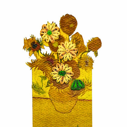 Van Gogh Sunflowers Quilling Bookmark