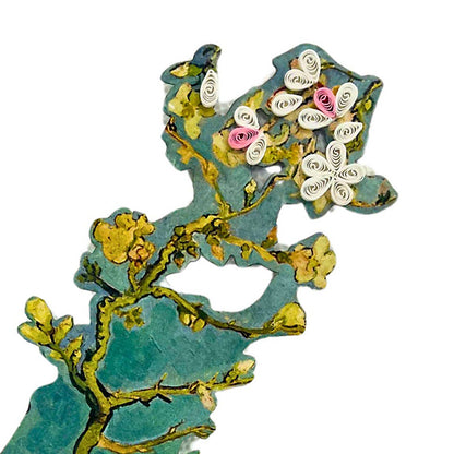 Van Gogh Cherry Blossoms Quilling Bookmark