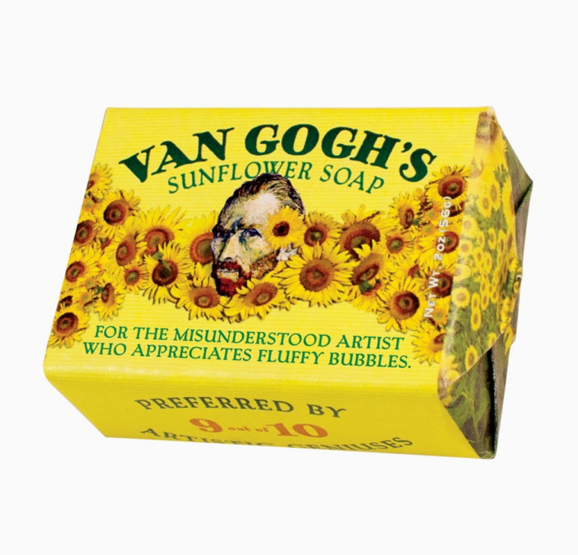 Van Gogh Sunflower Mini Novelty Soap
