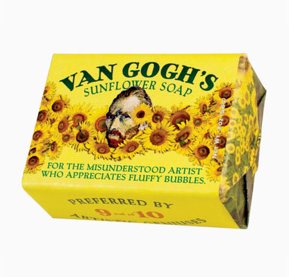 Van Gogh Sunflower Mini Novelty Soap
