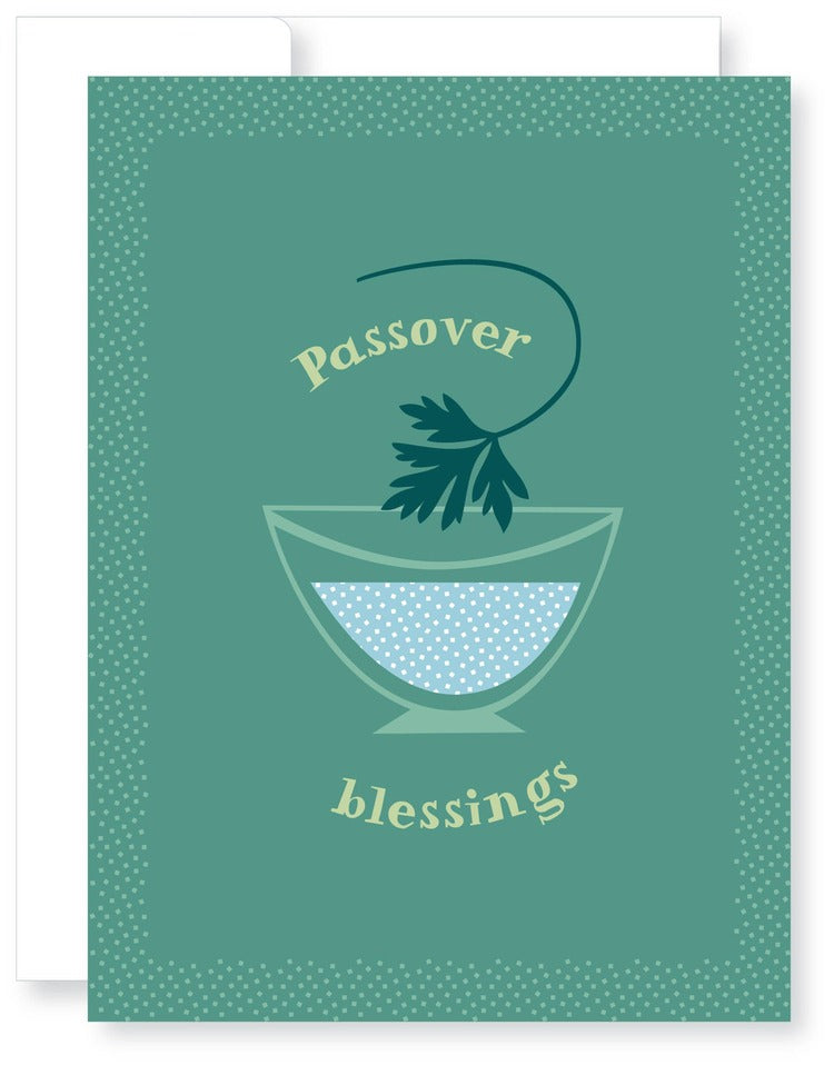 Pesach Cup Passover Blessings Card