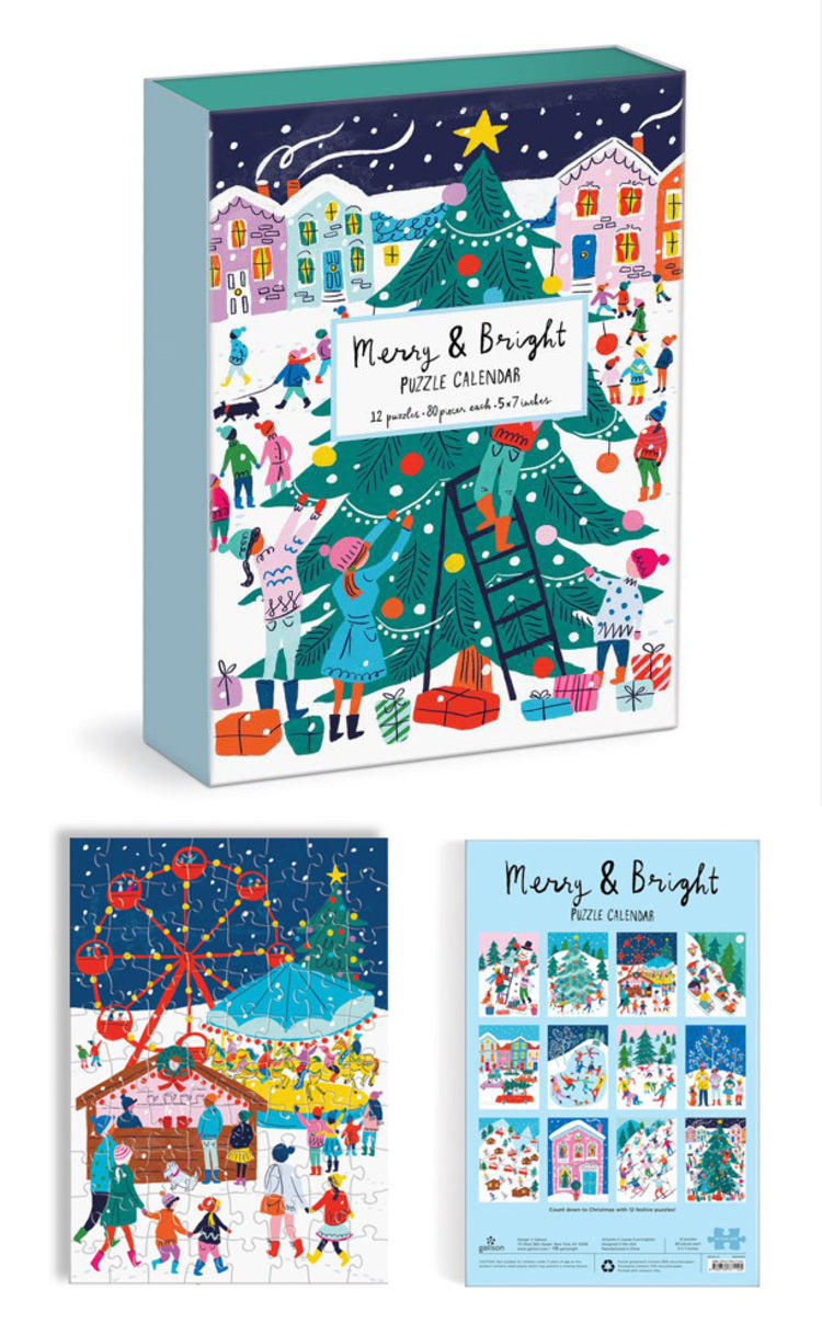 Merry and Bright Puzzle Advent Calendar