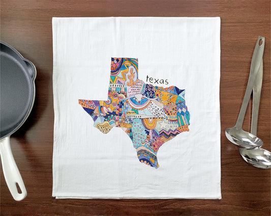 Doodle: Texas Towel