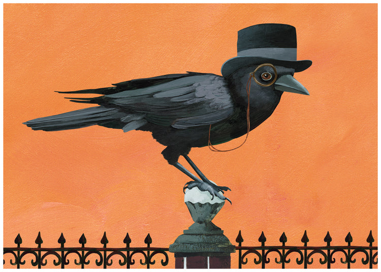 Dapper Crow Card