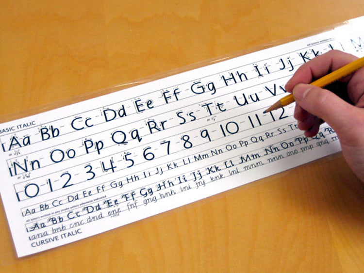 Laminated Basic Amp Cursive Strip Allport Editions