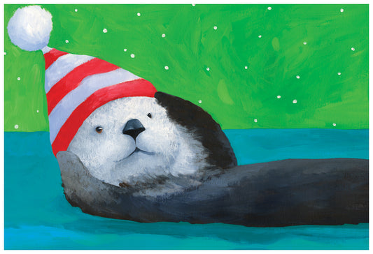 Holiday Otter Holiday Card