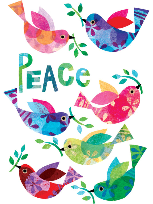 Peace Birds Holiday Card
