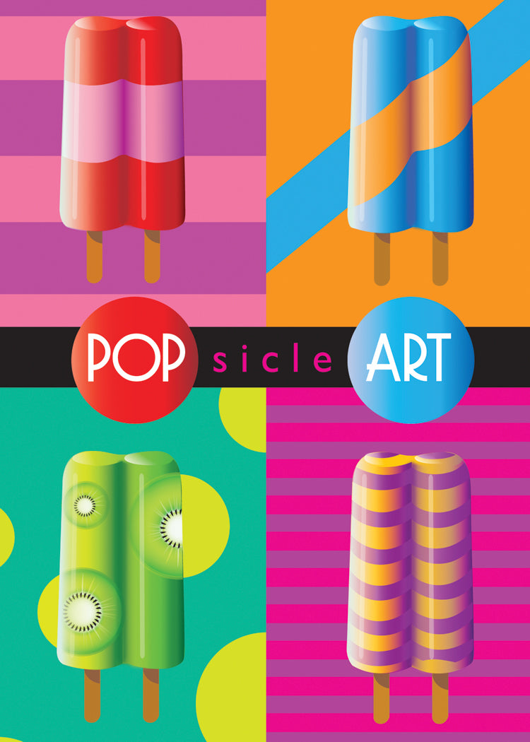 Popsicle Art Card