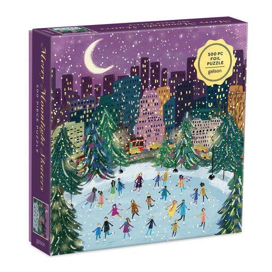 Moonlight Skaters Puzzle - 500pc