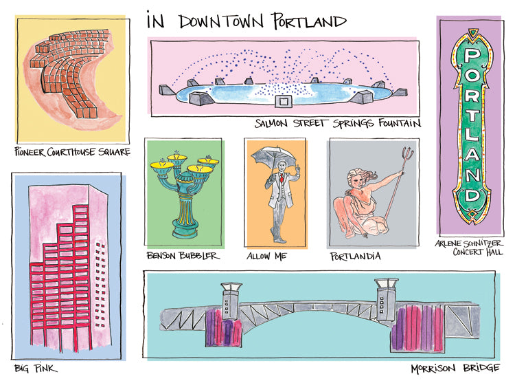 Downtown Portland Card