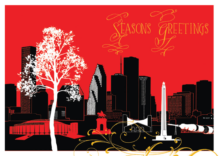 Houston Foil Holiday Card